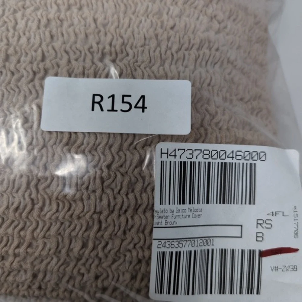 Gaico Melodia Stretch 1 Seater Furniture Cover‎ Light Brown Sofa Protector